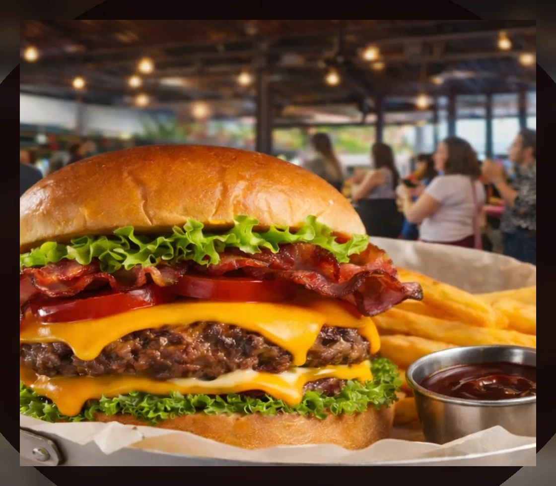 Burger O Costela na Brasa do Burgers N' Smoke