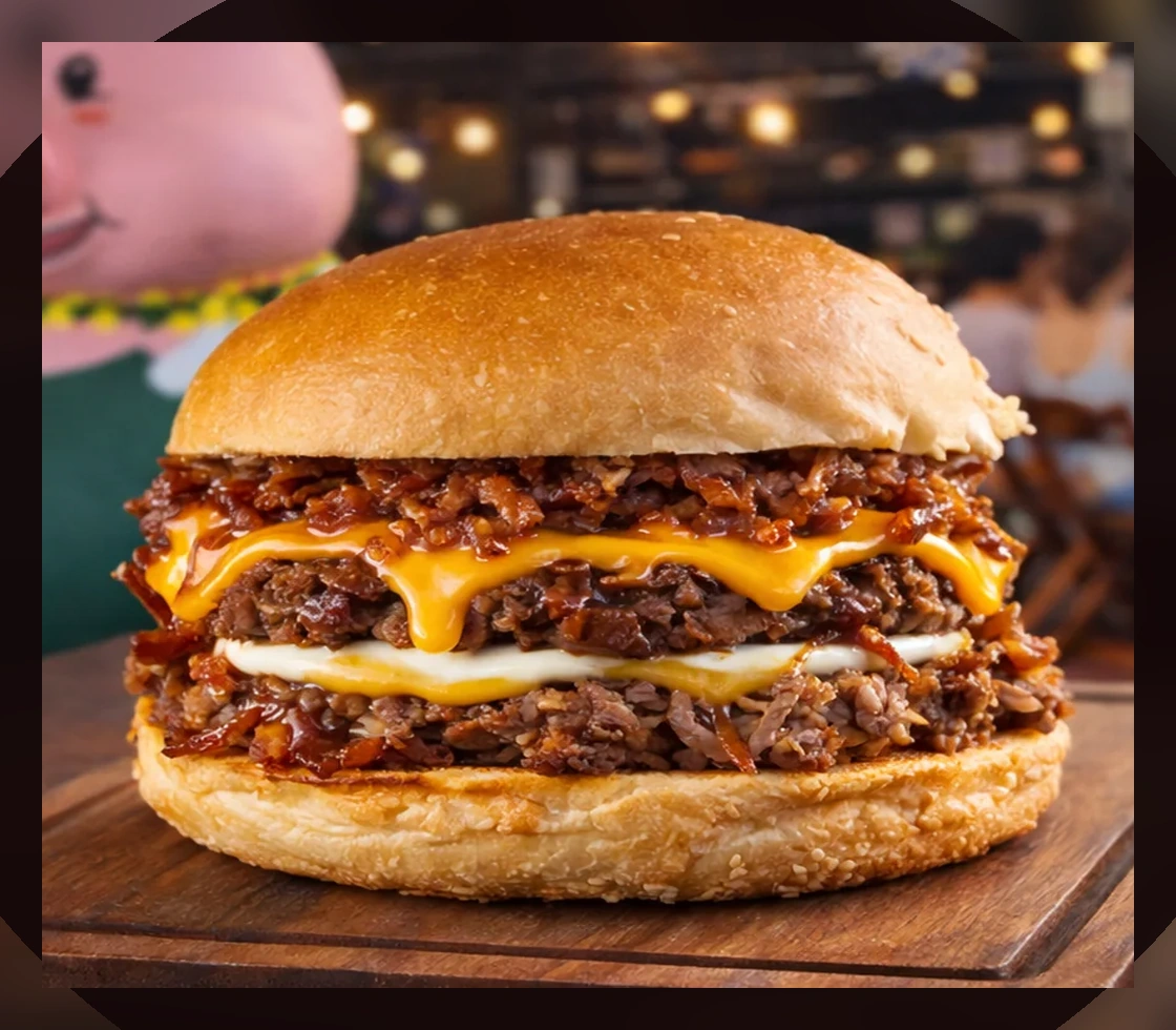 Burger O Duplo Costela do Burgers N' Smoke